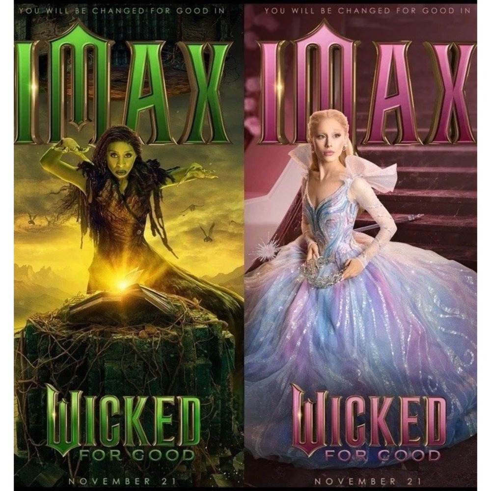 WICKED FOR GOOD THEATER RELEASE 27X40 DS MOVIE POSTER LTD EDITION NOV 21 DATE